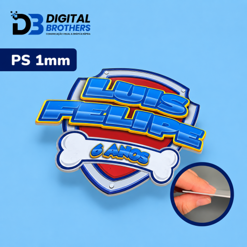 Placa de PS 1MM / Corte Especial / BRILHO