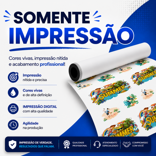 Somente Impressão - Material Fornecido pelo Cliente